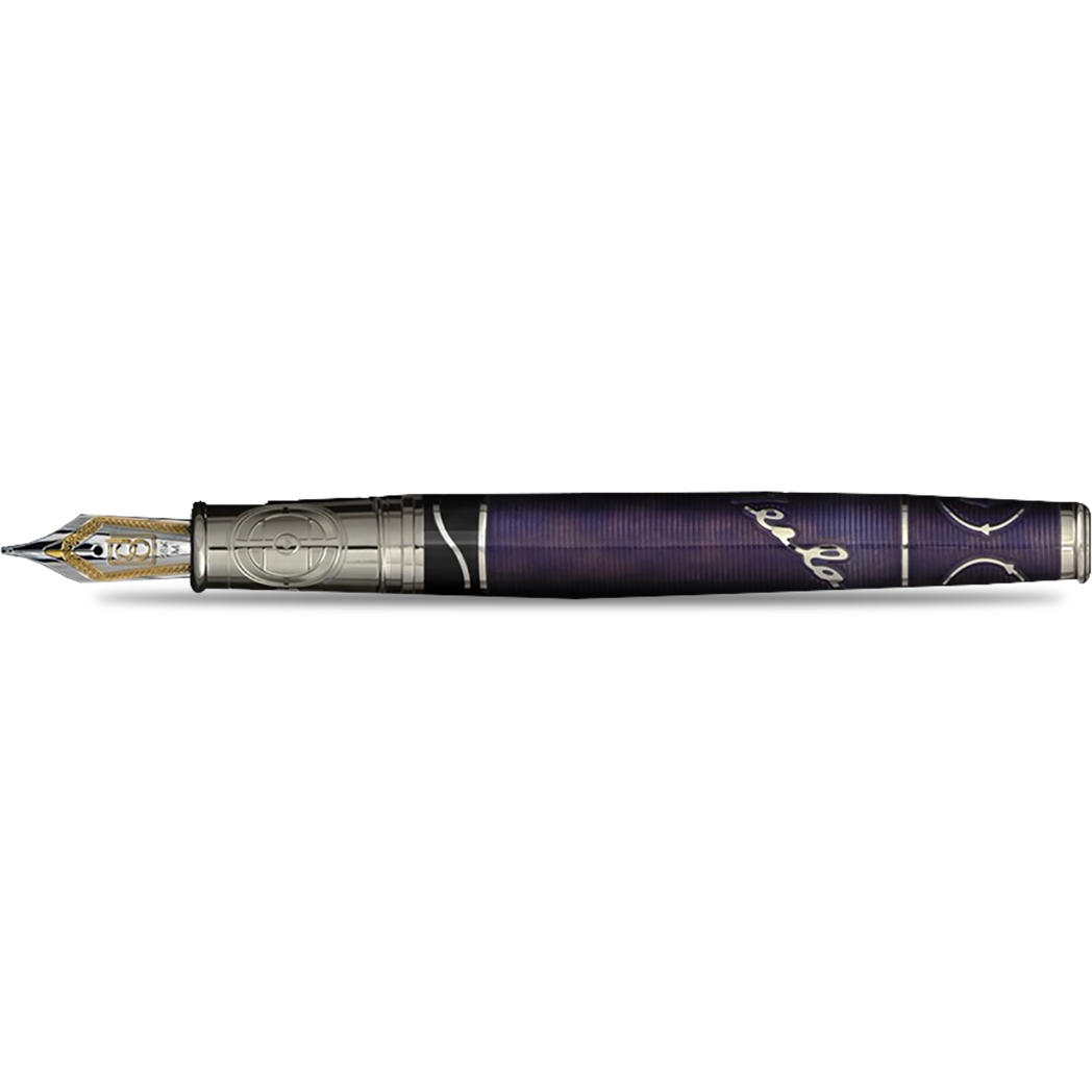 David Oscarson Tesla Fountain Pen - Translucent Purple-Pen Boutique Ltd