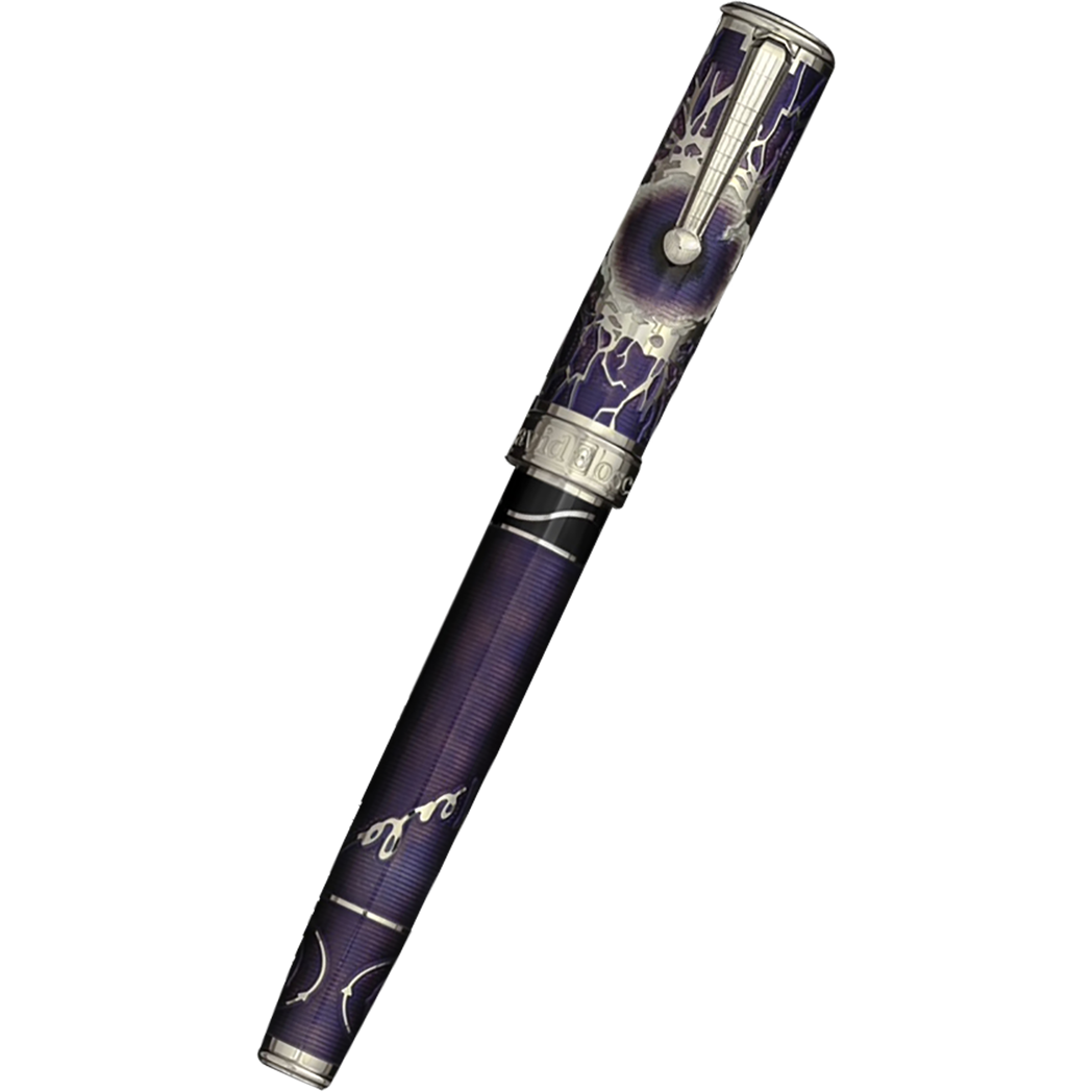 David Oscarson Tesla Fountain Pen - Translucent Purple-Pen Boutique Ltd