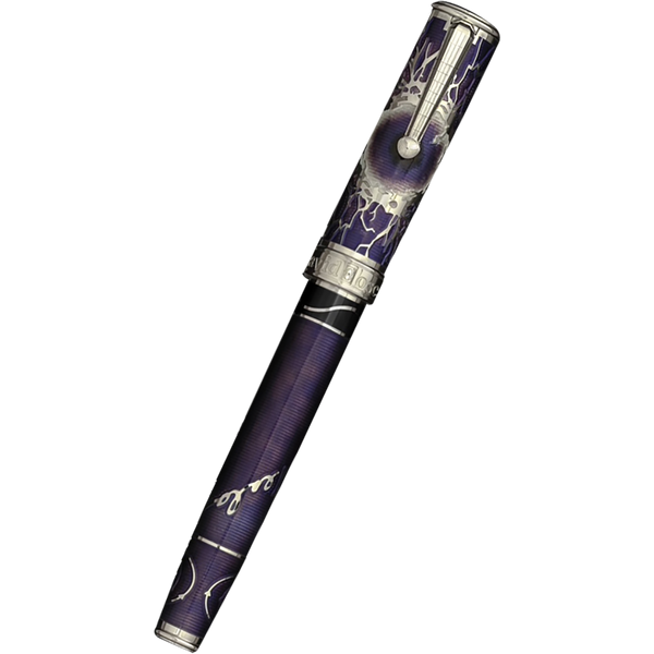 David Oscarson Tesla Rollerball Pen - Translucent Purple-Pen Boutique Ltd