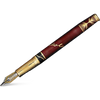 David Oscarson Tesla Fountain Pen - Translucent Red-Pen Boutique Ltd