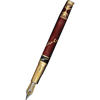 David Oscarson Tesla Fountain Pen - Translucent Red-Pen Boutique Ltd