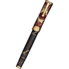 David Oscarson Tesla Fountain Pen - Translucent Black - Gold Trim - Pen Boutique Ltd