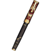 David Oscarson Tesla Rollerball Pen - Translucent Black - Gold Trim-Pen Boutique Ltd