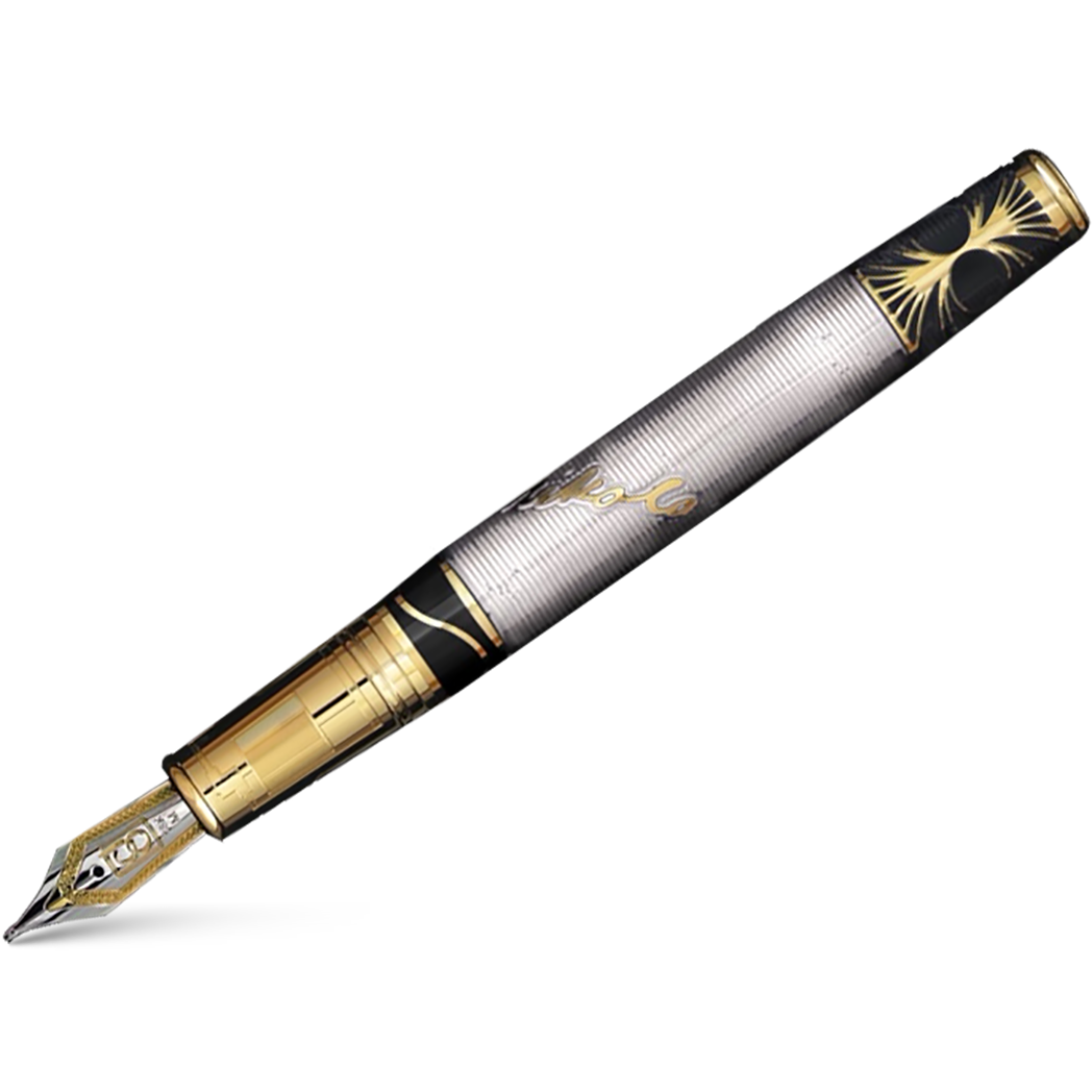 David Oscarson Tesla Fountain Pen - Translucent White-Pen Boutique Ltd