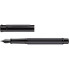 Otto Hutt Design 4 Fountain Pen - Black Matte Guilloche - Steel Nib-Pen Boutique Ltd