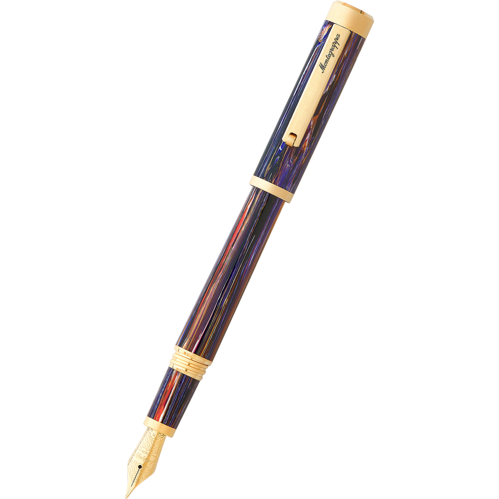 Montegrappa ZERO Cityscape Fountain Pen - Meteor Shower-Pen Boutique Ltd
