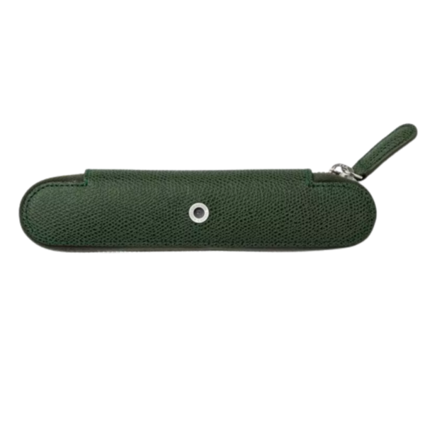 Graf Von Faber-Castell Single Pen Case - Olive Green-Pen Boutique Ltd