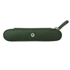 Graf Von Faber-Castell Single Pen Case - Olive Green-Pen Boutique Ltd