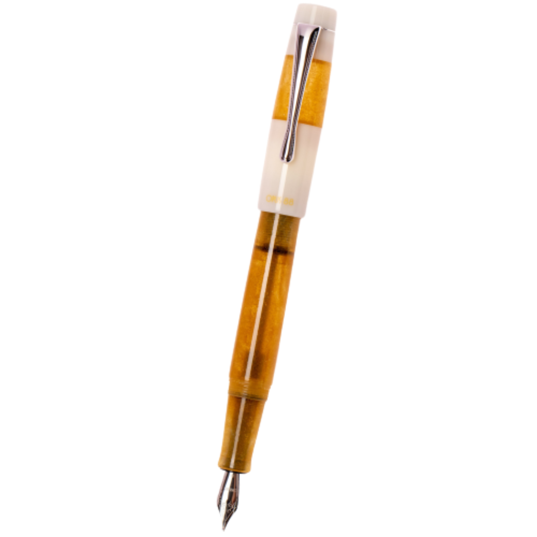 Opus 88 Koloro Fountain Pen - White Orange-Pen Boutique Ltd