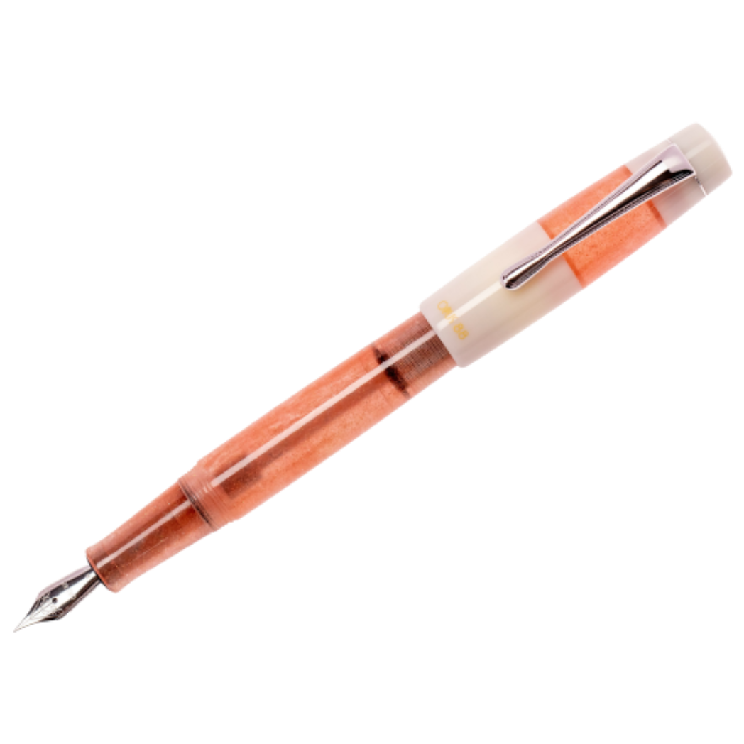 Opus 88 Koloro Fountain Pen - White Pink-Pen Boutique Ltd