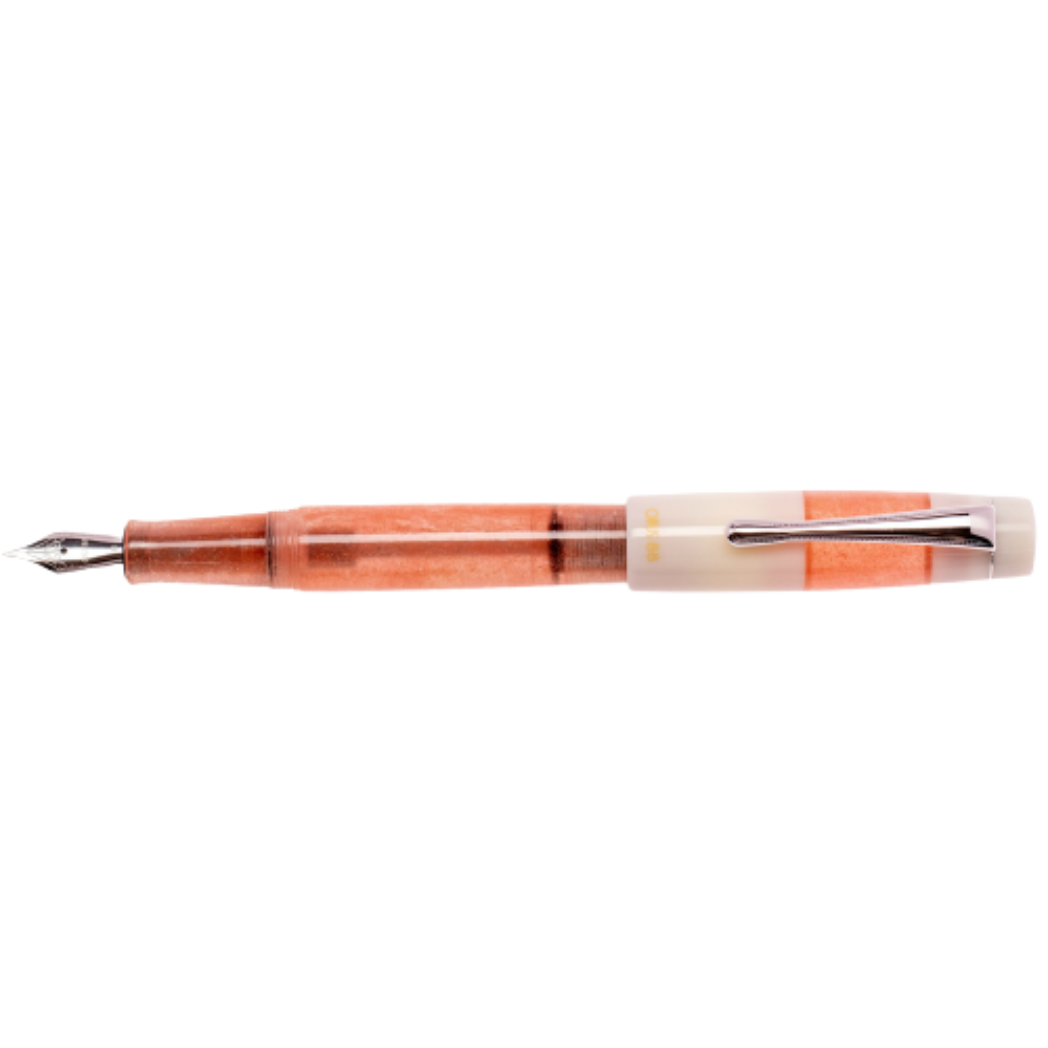 Opus 88 Koloro Fountain Pen - White Pink-Pen Boutique Ltd