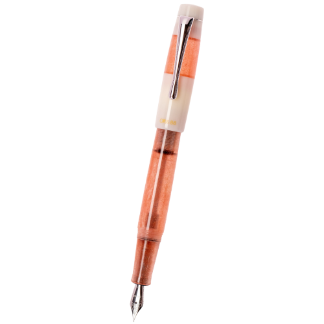 Opus 88 Koloro Fountain Pen - White Pink-Pen Boutique Ltd