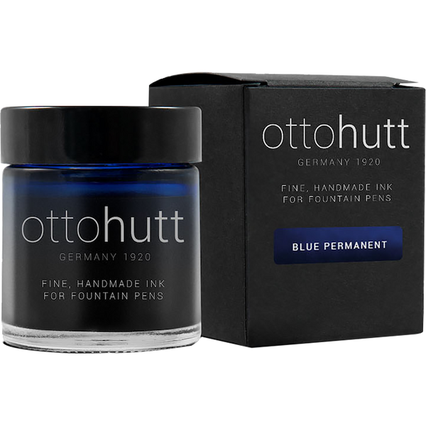 Otto Hutt 100 Years Ink Bottle - Permanent Blue - 30 ml-Pen Boutique Ltd