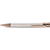 Otto Hutt Design 4 Ballpoint Pen - White Wave - Rose Gold Trim-Pen Boutique Ltd