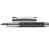 Otto Hutt Design 4 Fountain Pen - Black Wave - 18K Gold Nib-Pen Boutique Ltd