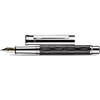 Otto Hutt Design 4 Fountain Pen - Black Wave - Steel Nib-Pen Boutique Ltd