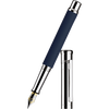 Otto Hutt Design 4 Fountain Pen - Blue Matte Guilloche - Steel Nib-Pen Boutique Ltd