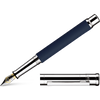 Otto Hutt Design 4 Fountain Pen - Blue Matte Guilloche - Steel Nib-Pen Boutique Ltd