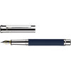 Otto Hutt Design 4 Fountain Pen - Blue Matte Guilloche - Steel Nib-Pen Boutique Ltd