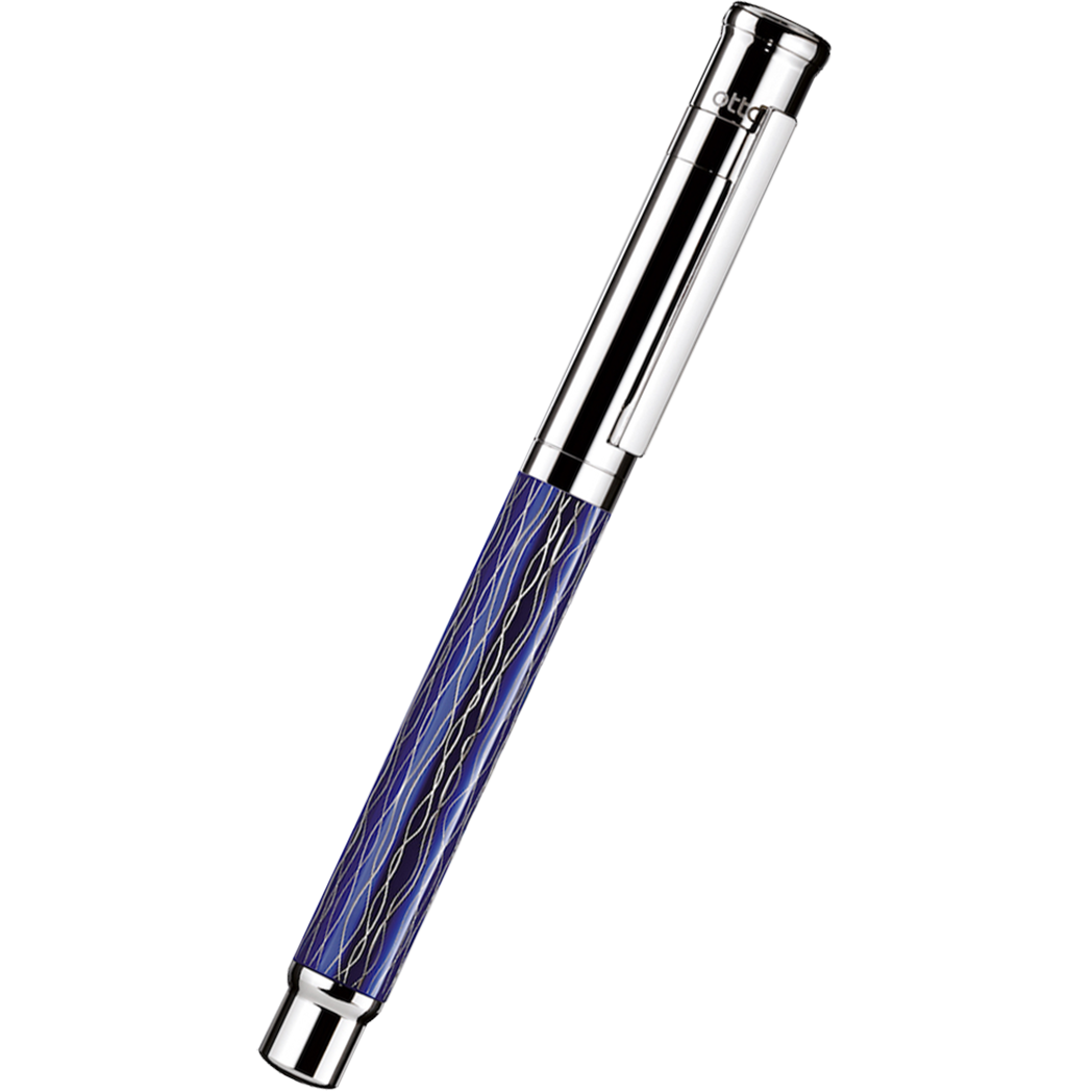 Otto Hutt Design 4 Fountain Pen - Blue Wave - Steel Nib-Pen Boutique Ltd