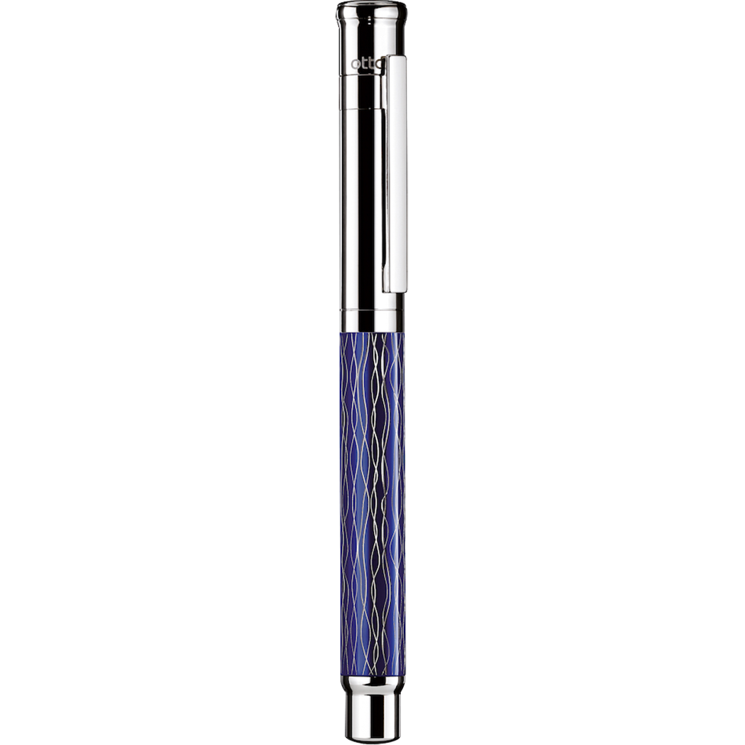 Otto Hutt Design 4 Fountain Pen - Blue Wave - Steel Nib-Pen Boutique Ltd