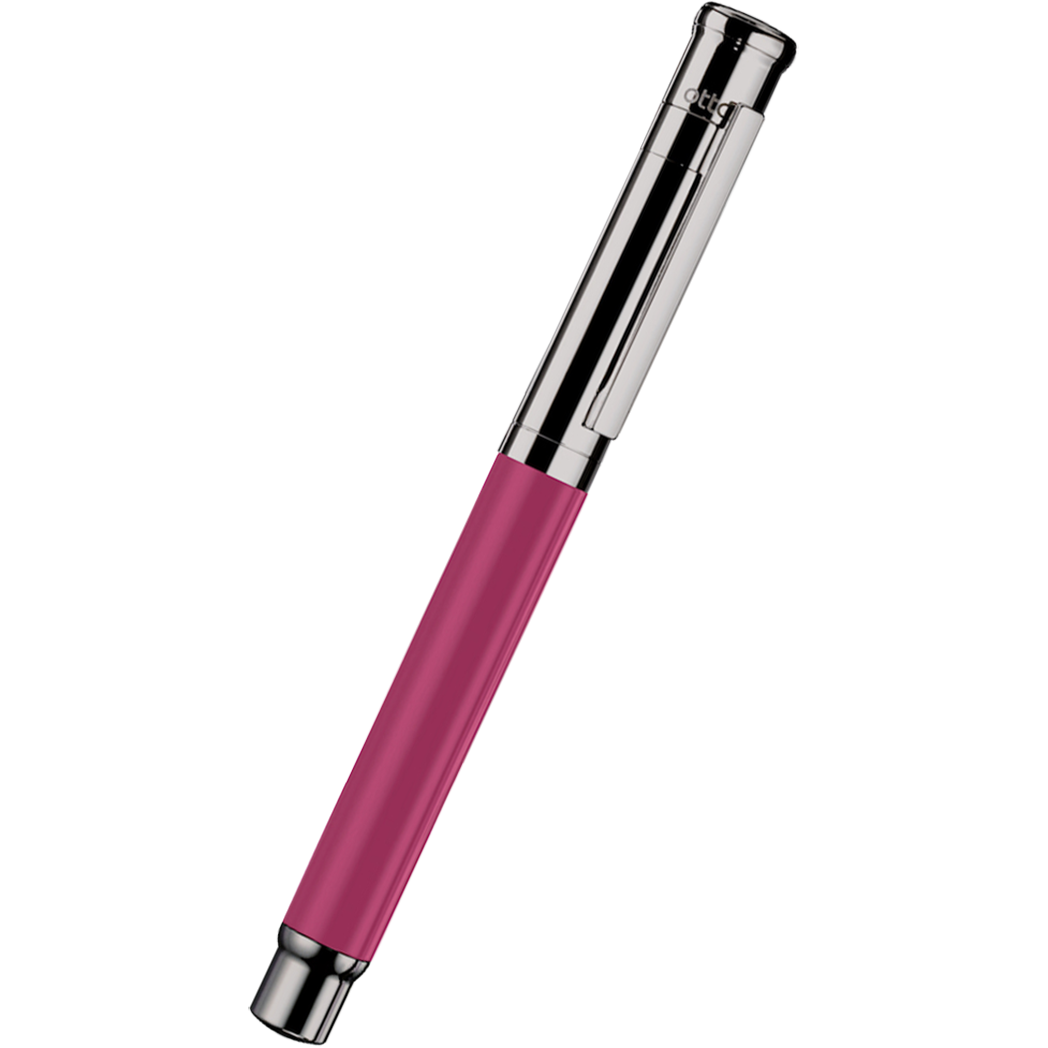 Otto Hutt Design 4 Fountain Pen - Carmine - Steel Nib-Pen Boutique Ltd
