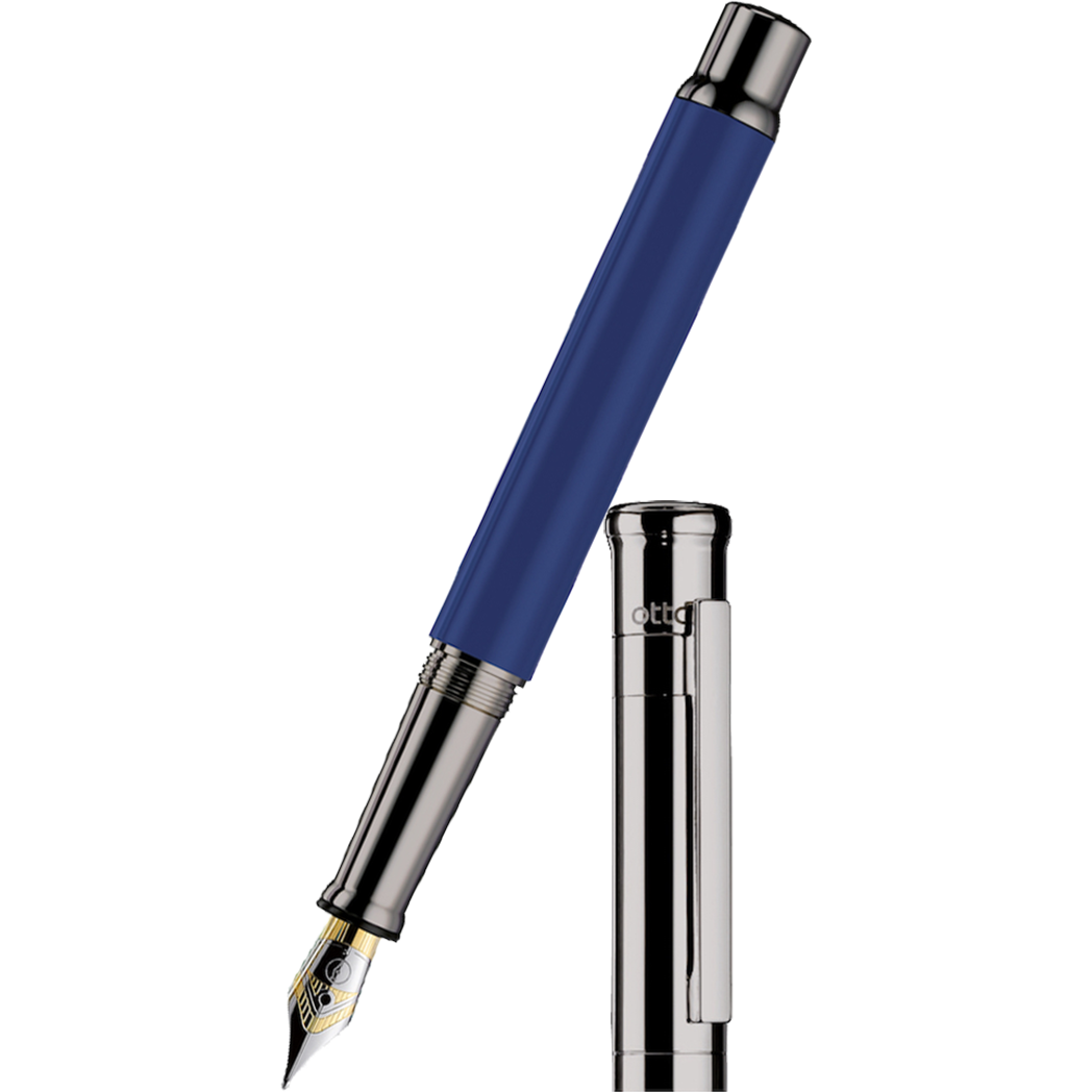 Otto Hutt Design 4 Fountain Pen - Cornflower - Steel Nib-Pen Boutique Ltd