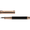 Otto Hutt Design 4 Fountain Pen - Polished Black - 18K Gold Nib-Pen Boutique Ltd