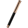 Otto Hutt Design 4 Fountain Pen - Polished Black - 18K Gold Nib-Pen Boutique Ltd