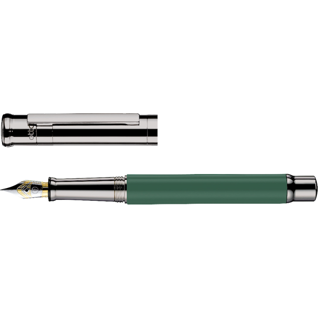 Otto Hutt Design 4 Fountain Pen - Sage - 18K Gold Nib-Pen Boutique Ltd