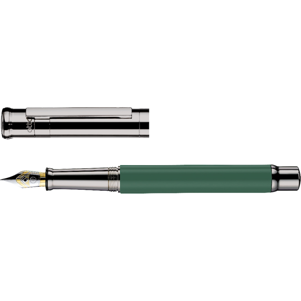 Otto Hutt Design 4 Fountain Pen - Sage - Steel Nib-Pen Boutique Ltd