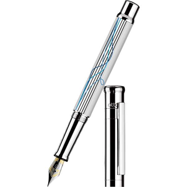 Otto Hutt Design 4 Fountain Pen - Scribble - Steel Nib-Pen Boutique Ltd