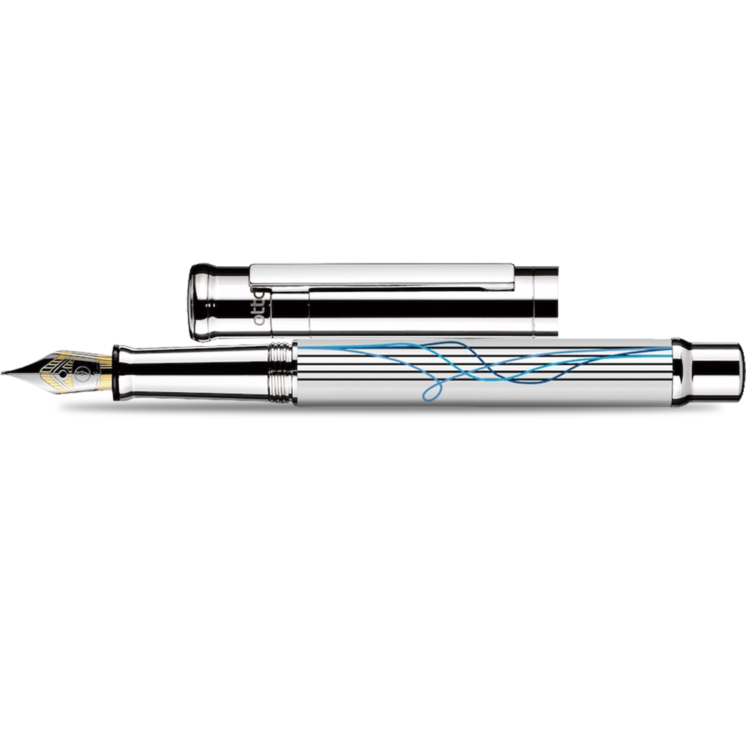Otto Hutt Design 4 Fountain Pen - Scribble - Steel Nib-Pen Boutique Ltd