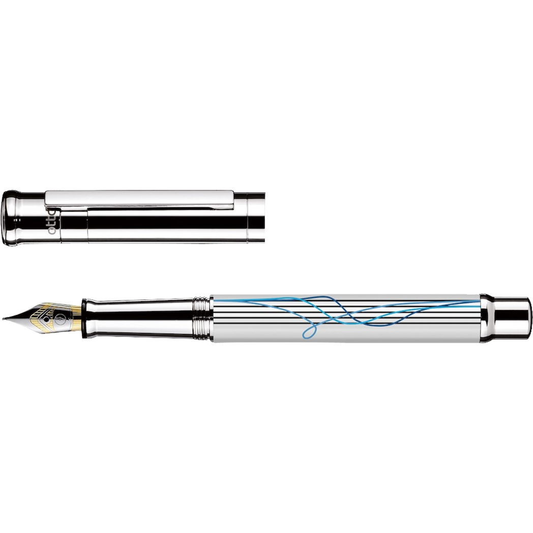 Otto Hutt Design 4 Fountain Pen - Scribble - Steel Nib-Pen Boutique Ltd