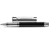 Otto Hutt Design 4 Rollerball Pen - Black - Platinum Trim-Pen Boutique Ltd