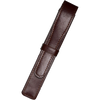 Aston Leather Brown Box Style Single Pen Case-Pen Boutique Ltd