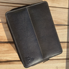 Pen Boutique Yak Leather 10 Pen Holder - Black-Pen Boutique Ltd