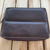Pen Boutique Yak Leather 10 Pen Holder - Brown-Pen Boutique Ltd