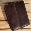 Pen Boutique Yak Leather 10 Pen Holder - Brown-Pen Boutique Ltd