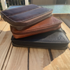 Pen Boutique Yak Leather 10 Pen Holder - Brown-Pen Boutique Ltd