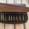Pen Boutique Yak Leather 10 Pen Holder - Tan-Pen Boutique Ltd