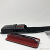 Pen Boutique Yak Leather Triple Pen Holder - Black/Red insert-Pen Boutique Ltd