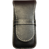 Pen Boutique Yak Leather Triple Pen Holder - Black/Red insert-Pen Boutique Ltd