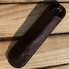 Pen Boutique Yak Leather Single Pen Sleeve - Brown-Pen Boutique Ltd