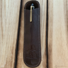 Pen Boutique Yak Leather Single Pen Sleeve - Brown-Pen Boutique Ltd