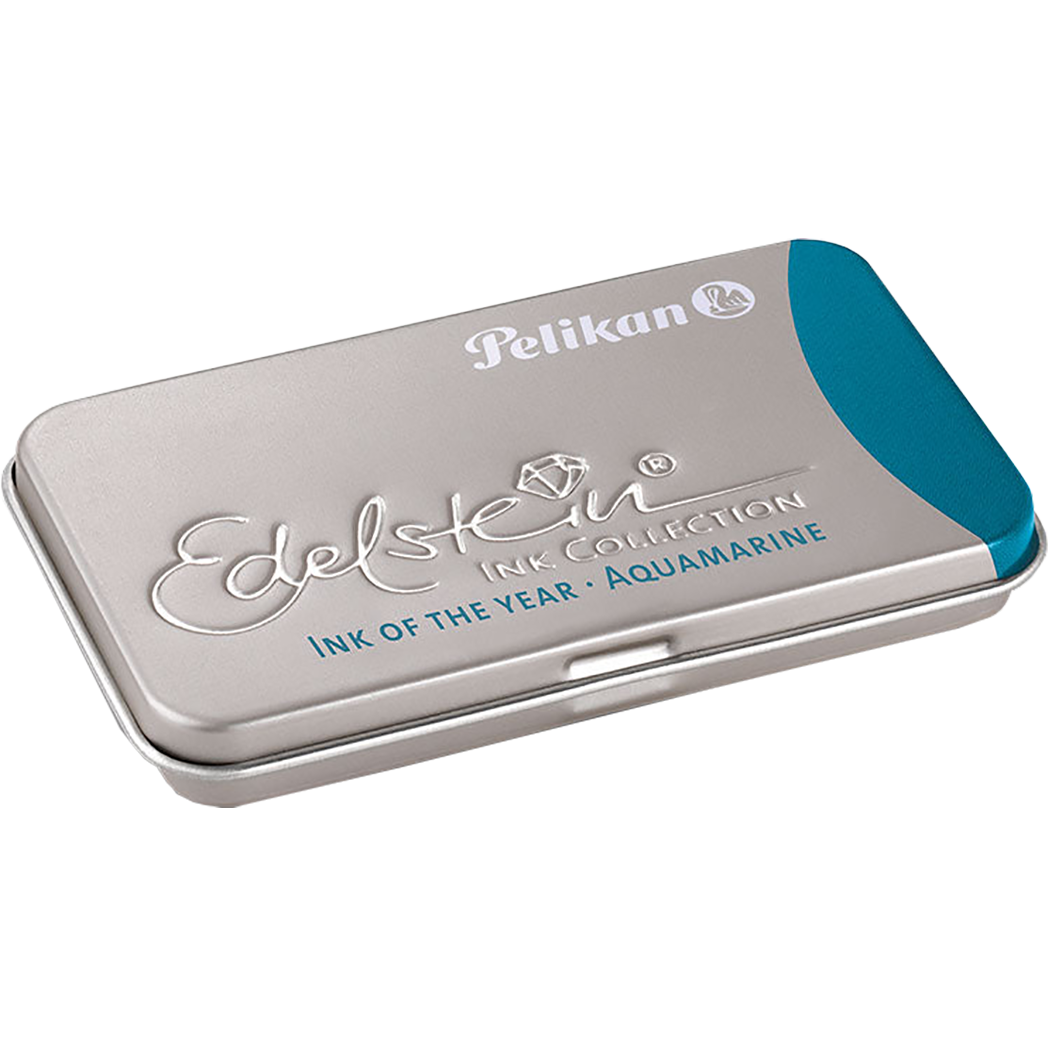 Pelikan Edelstein Ink Cartridge - Aquamarine (Ink of the Year 2016)-Pen Boutique Ltd