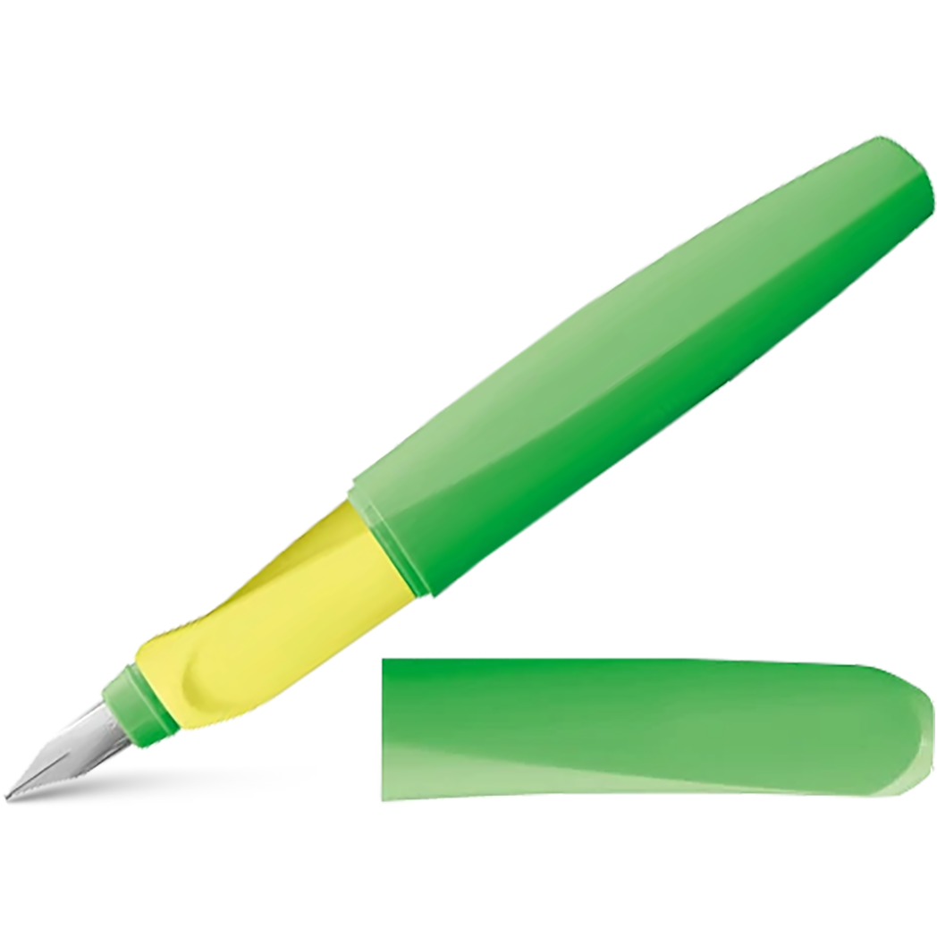 Pelikan Twist Fountain Pen in Neon Green - Medium Point