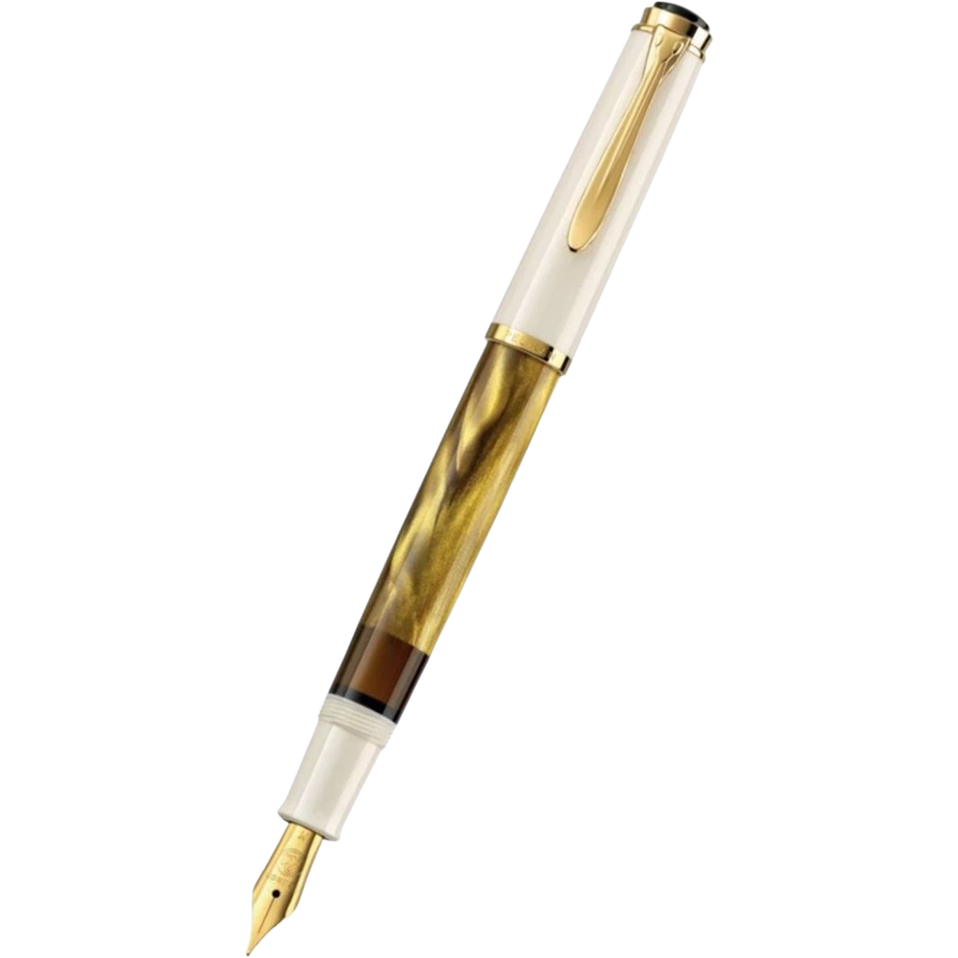 Pelikan Classic Fountain Pen - M200 Gold Marbled (Special Edition)-Pen Boutique Ltd