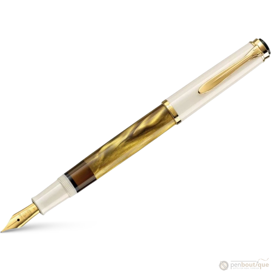 Pelikan Classic Fountain Pen - M200 Gold Marbled (Special Edition)-Pen Boutique Ltd