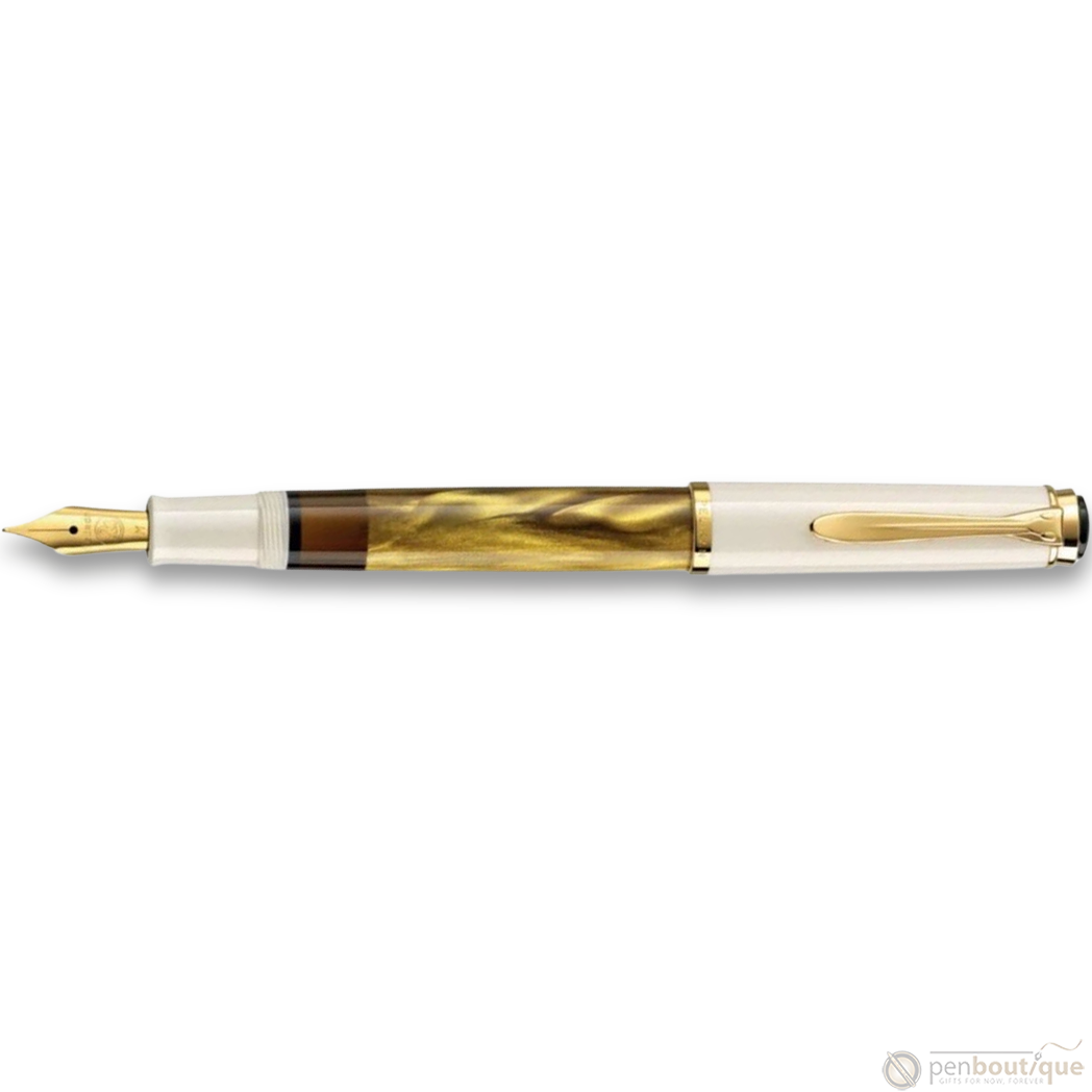 Pelikan Classic Fountain Pen - M200 Gold Marbled (Special Edition)-Pen Boutique Ltd